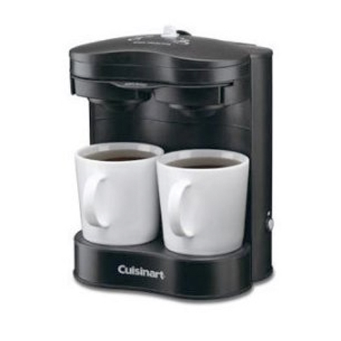 Cafetera 2 tazas negra canasta reutilizable Cuisinart