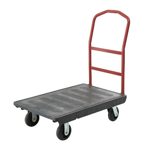 Carro plataforma ruedas TPR 6" 101.9x61x100.6cm capacidad 450K