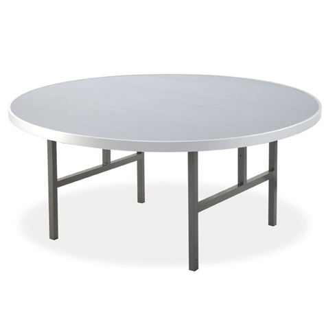 Table 66" Round Alulite H Legs