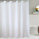 G&F™ Cortina de Ducha Sin Ganchos Blanca 200x200cm