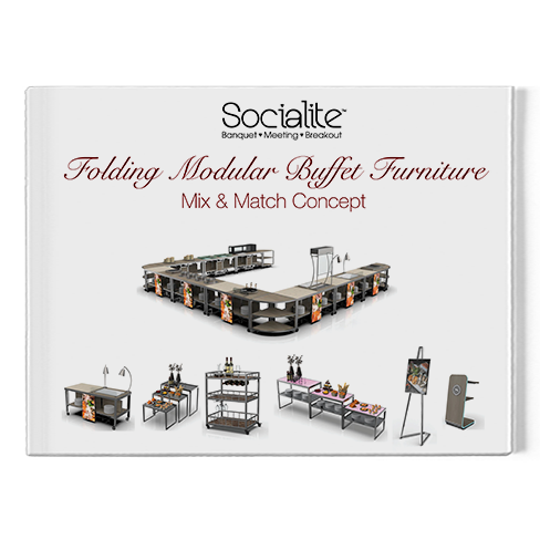 Socialite Folding Modular Buffet Furniture - Mix & Match Concept Catalog