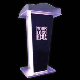 [ILED0004703] iLED™ Indoor/Outdoor Illuminated Acrylic Podium 60x45x110cm