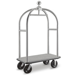 [BELL0004860] Carrito de Equipaje Acero Inoxidable 110x61x191cm H